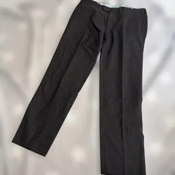 바지 남성용 BLACK 스트라이프 슬랙스 수트 정장