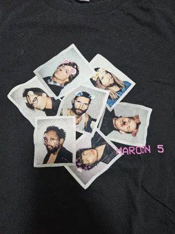 Maroon 5 RED PILL BLUES TOUR 티셔츠
