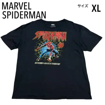 마블 MARVEL SPIDERMAN 코튼 반팔 티셔츠 사이즈 XL