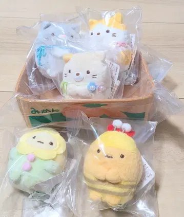 스미코구라시 테노리 봉제 인형 고양이 형제들을 만났어요