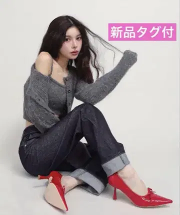 Darich 다리치 백 디자인 스트레이트 데님 팬츠
