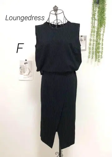 6970-1 Loungedress 스트라이프 슬리브리스 원피스