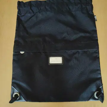 MARY QUANT 블랙 드로우 스트링 백