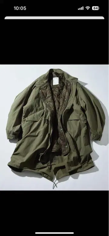 FREAK'S STORE 빅 실루엣 M-65 라이너 세트 모즈 코트