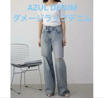 AZUL DENIM 데미지 랩 데님