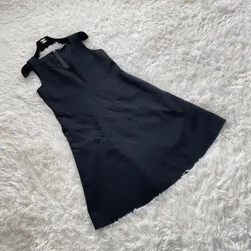 현행 띠어리 슬리브리스 원피스 블랙 2