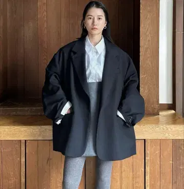 클레인 2웨이 아레인지 테일러드 오버 재킷