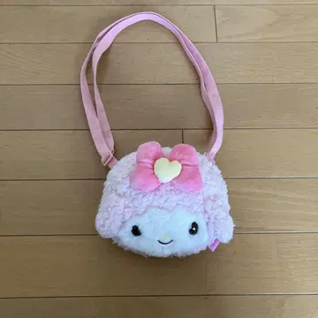 피아노 봉제 인형 퍼스 원 포인트 하트 퓨로