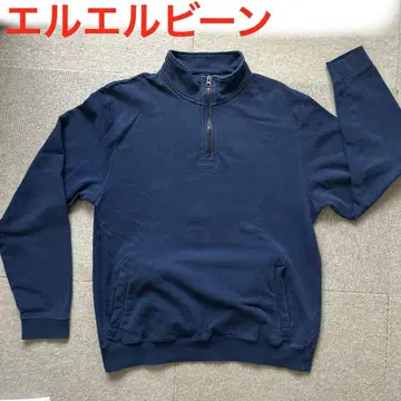 L.L.Bean 엘엘빈 하프 지퍼 트레이닝복 포켓 부착 남성용