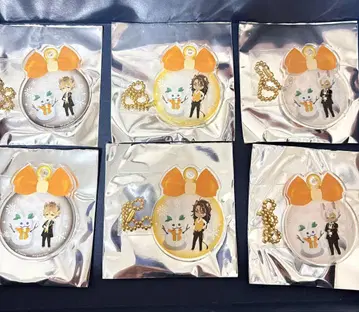 사바나 클로 트위스티 오너먼트풍 아크릴 참 세트