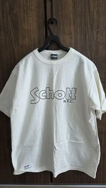 Schott 로고 화이트 L