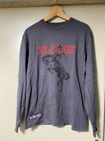 XLARGE 그레이 롱 T