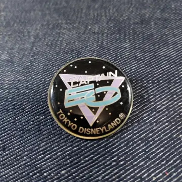 80년대 도쿄 디즈니랜드 캡틴 EO 배지