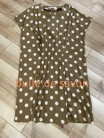 bulledesavon 도트 튜닉 원피스