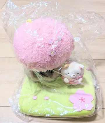 스미코구라시 장면 봉제 인형 사쿠라 테노리 봉제 인형 고양이 벚꽃