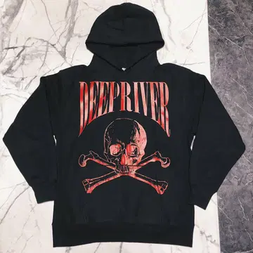 DEEP RIVER Deep River 스컬 프린트 후드티 후디