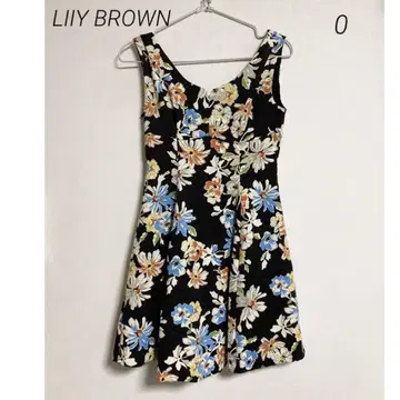 0182 LIIY BROWN 릴리 브라운 꽃무늬 미니 원피스 0