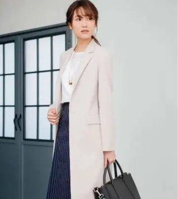 아나이 더블 크로스 체스터 코트 스프링 코트