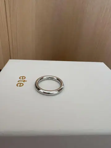 ete [오브제] 신 반지 플래티넘 3호