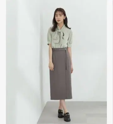N. natural beauty basic I 라인 랩스커트