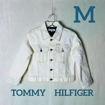 TOMMY HILFIGER 타미힐피거 화이트 데님 자켓