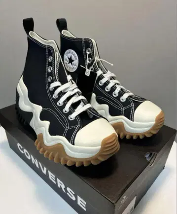 CONVERSE 란스 하이크 모션 로우 하이 블랙 한국 한정판