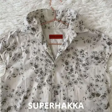 SUPERHAKKA 슈퍼 하카 꽃무늬 블라우스 프리 사이즈