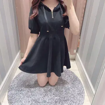 evelyn 에블린 리브 맨투맨 OP