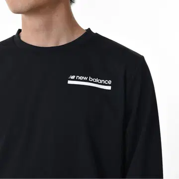 뉴발란스 블랙 긴팔 티셔츠