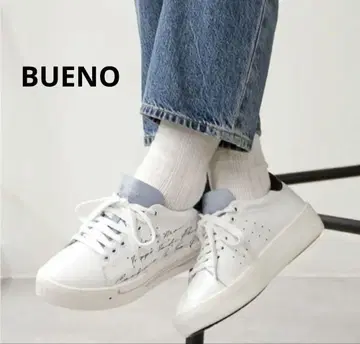 BUENO 부에노 가죽 로우 컷 스니커즈 23cm