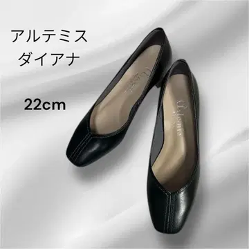 아르테미스 다이애나 블랙 펌프스 22cm