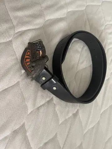 할리데이비슨 독수리 모티브 버클 벨트