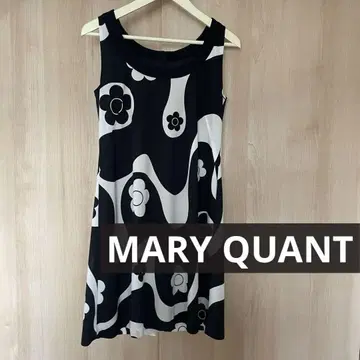 MARY QUANT LONDON 마리콴트 슬리브리스 미니 원피스 M