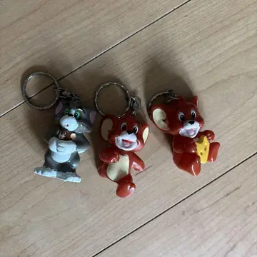 톰과 제리 키링 레트로 3개 세트