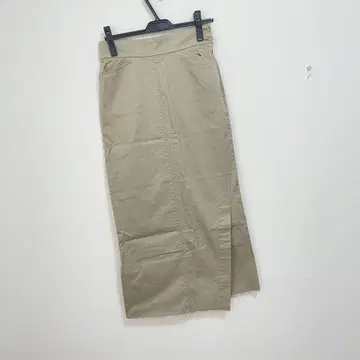 루카 레이디 랙 루카 LC/LLL 코튼 린넨 타이트 롱 스커트