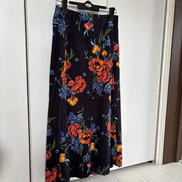 iENA 꽃무늬 롱 스커트