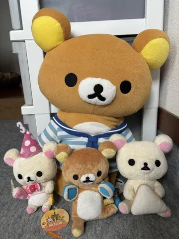 리락쿠마 봉제 인형 세트