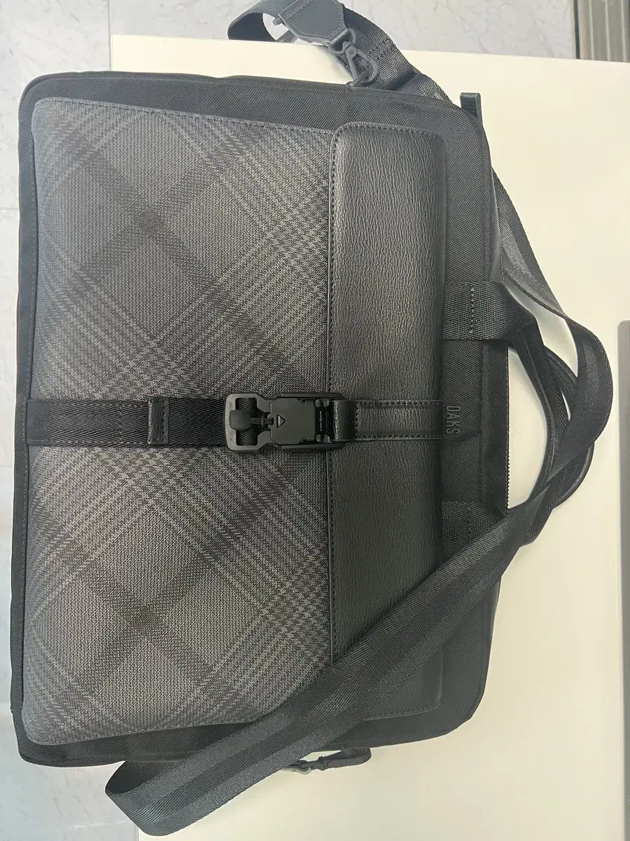 Daks Blackburn Check Pocket Briefcase DBBA4E131