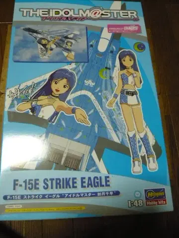하세가와 아이돌 마스터 F-15E 스트라이크 이글 1/48 미사용