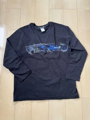 groundY yohjiyamamoto 롱 T 블랙 사이즈 3