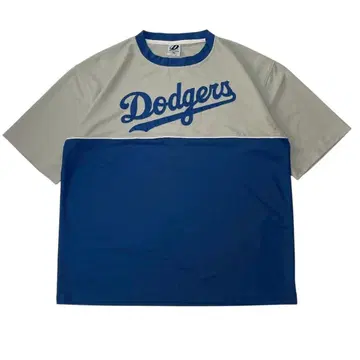 MLB 다저스 마제스틱 게임 셔츠 티셔츠 자수 로고 2XL