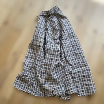 GAP 린넨 체크 셔츠