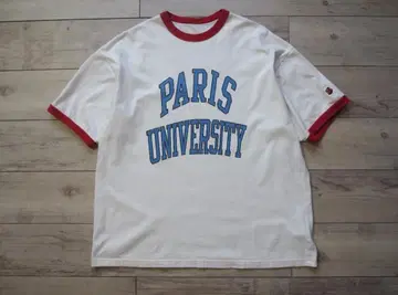 PARIS UNIVERSITY 로고 티셔츠 BAYFLOW 4