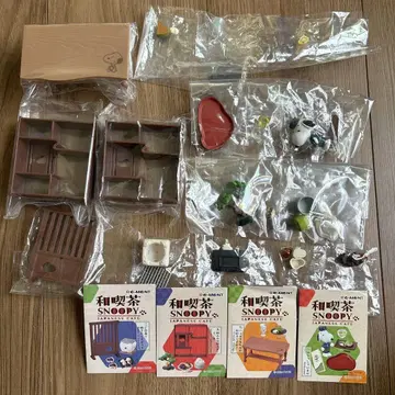 리멘트 스누피 일본식 찻집 4종