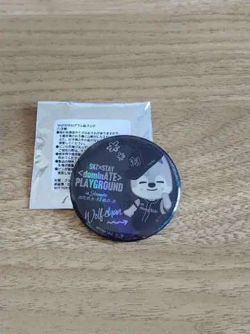 SKZOO 홀로그램 캔뱃지 울프짱