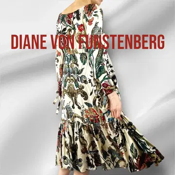 Diane von Furstenberg 플라워 프린트 드레스