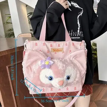 리나벨 토트백 숄더백 핑크 디즈니 대용량