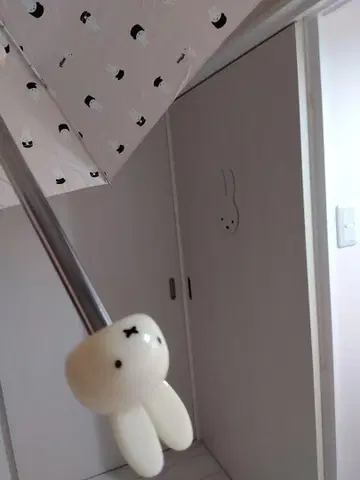 배송비 450엔 포함] 미피 핑크 접이식 우산과 우산 커버 세트