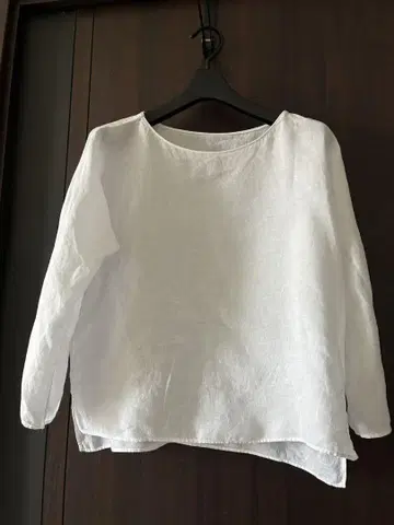 투모로우랜드 [갸루리비] 린넨 블라우스! 화이트! 프리 사이즈