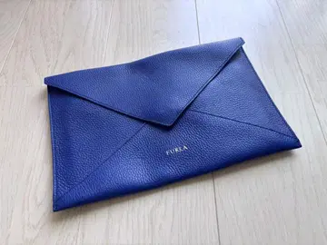 FURLA 백 클러치백 블루 심플